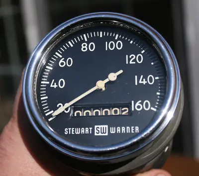Stewart Warner Vintage Model 860 160 MPH 6v Speedometer • $209