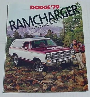 $14.99 • Buy Mopar 1979 Dodge Truck RAMCHARGER Dealer Brochure 79