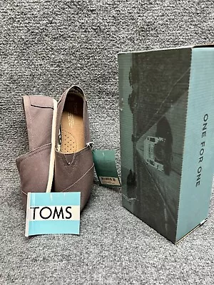 TOMS Women's Ash Canvas Classic Size 9.5 • $28.50