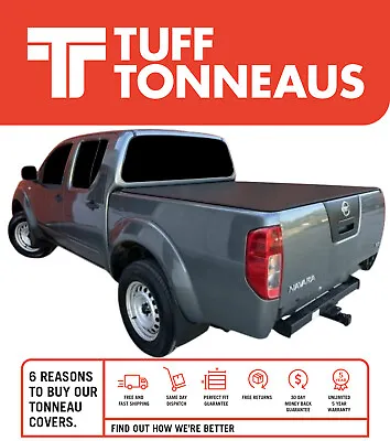 $658.90 • Buy Tuff Tonneaus Clip On 2.0 Tonneau Cover For Nissan Navara Dual Cab 2006-2015