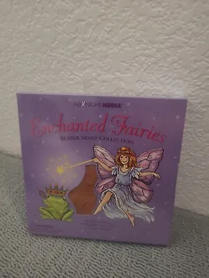 $8.99 • Buy Enchanted Fairies Rubber Stamp Collection 10 Stamps All Night Media NEW