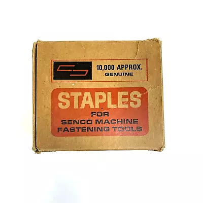 SENCO Box Of 10000 Staples For Fastening Tools  3/8  Made In USA • $14.98