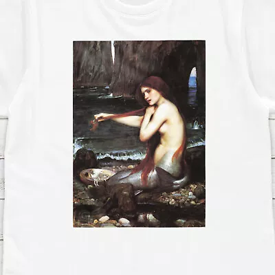 Mermaid T Shirt Waterhouse Pre-Raphaelite Aesthetic Grunge Womens Mens Printed • £14.99