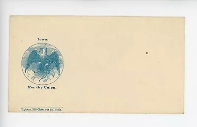 Civil War Patriotic Envelope Iowa For The Union Upham Printer • $22.95