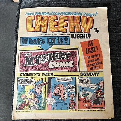 Cheeky Weekly Comic - 30 September 1978 • £3.99