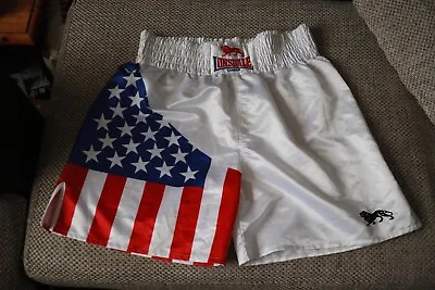 Lonsdale USA America Heavy Satin Boxing Shorts Thick Heavy Satin • £35