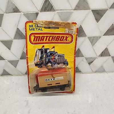 Matchbox Lesney Superfast SF25 Flat Car Container- Beige Container  NYK .  • $17.08