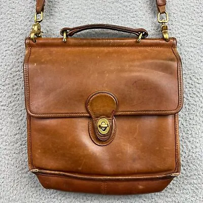 Vintage Coach Willis British Tan Crossbody 9927 • $134.99