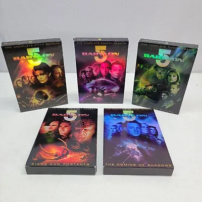 $44.99 • Buy Babylon 5 Complete TV Series DVD Set All 5 Seasons Space Drama Science Fiction
