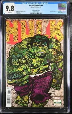 INCREDIBLE HULK #6🔥 CGC 9.8🔥2023 1st Print  Garcin Variant MARVEL COMICS  • $89.99