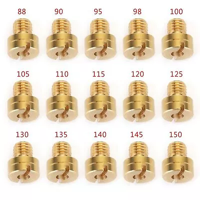 15 X Large Round Carb Main Jets For Mikuni N100.604 ODD Sizes 88 - 150 26mm 28mm • $9.99