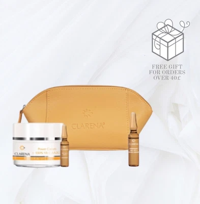 £50 • Buy Clarena 100% Vitamin C Cream 50ml + Shock Therapy Vitamin C Overnight Serum+ Cos