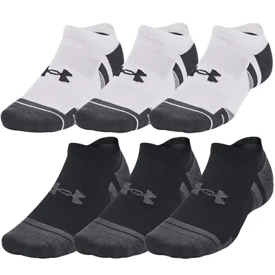 UNDER ARMOUR HeatGear® LO CUT SPORT SOCKS / GOLF ANKLE SOCKS / 3 PAIR MULTI PACK • £9.95