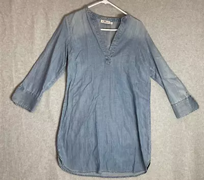 Vineyard Vines Women's Chambray Tunic Casual Top Sz 6 • $15.98