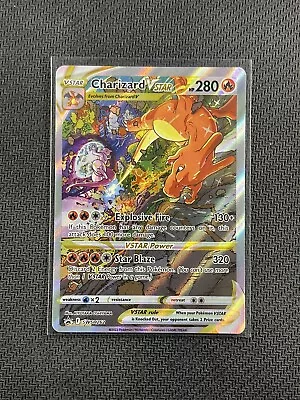 Pokemon Card Full Art Charizard VSTAR UPC Black Star Promo Ultra Rare SWSH262 • $2.25