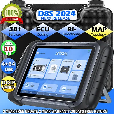 USED XTOOL D8S DOIP/CANFD Bi-directional Auto Diagnostic Tool Topology Scanner • $479