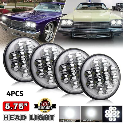 4X 5.75  5-3/4  LED Headlights Sealed Beam Fit For Buick Electra LeSabre Skylark • $60.61