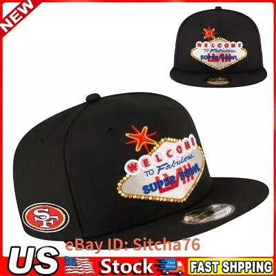 San Francisco 49ers SF New Super Bowl LVIII Tarmac 9FIFTY Snapback Hat Vegas • $21.99