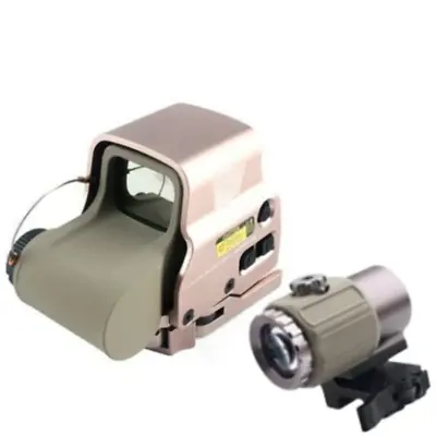 558 Holographic Sight Red Green Dot G43 3X Magnifier With Side QD Mount Copy • $175