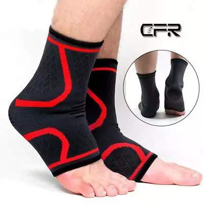£4.89 • Buy Ankle Support Brace Compression Sleeve Foot Pain Relief Running Sprain Relief IA