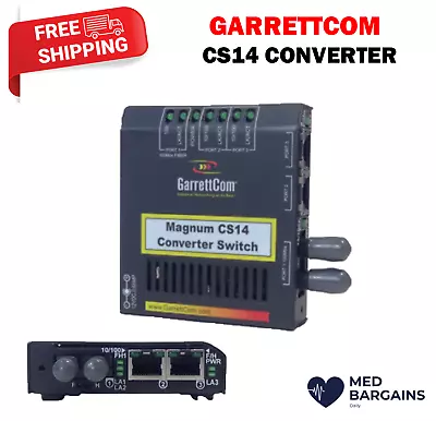 Garrettcom Magnum CS14 100Mbps Fiber Converter Switch 12VDC • $349.99