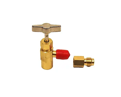 Self-Sealing R134a A/C Can Tap Tapper Adapter Dispensing Valve • $10.45