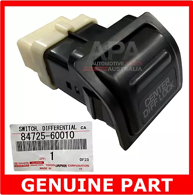 GENUINE Toyota LandCruiser 80 Series HZJ80 HDJ80 FZJ FJ Centre Diff Lock Switch • $101.50