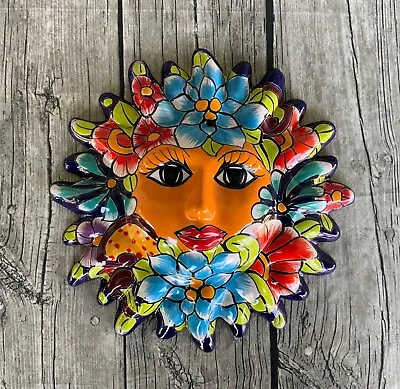 Mexican Talavera 12  Sun Face Wall Decor • $36