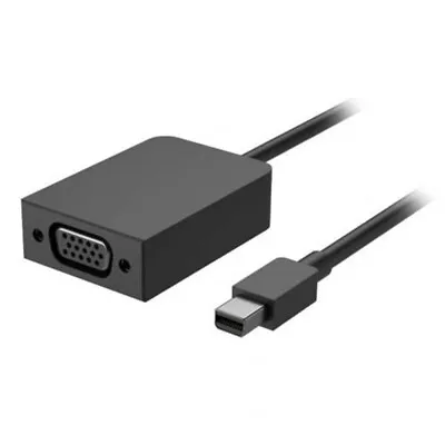 Microsoft Surface EJP-00004 Mini Display Port To VGA 0.15 Meters Adapter - Black • £7.99