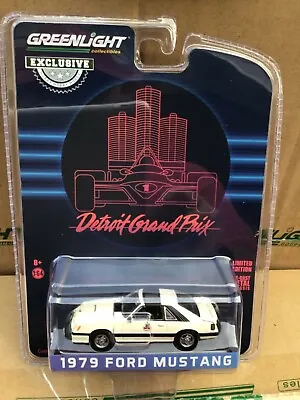 Greenlight 1979 Ford Mustang 1982 Detroit Grand Prix Official Pace Car • $5.95