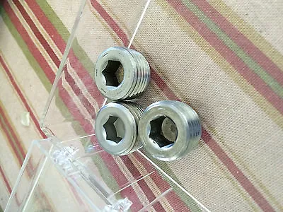 1011 Socket Hex  Plug 1/2  NPT 316 Stainless Quantity Of 1 • $3