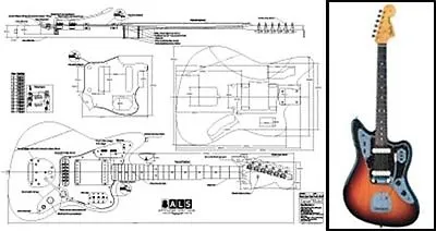 Fender Jaguar® Electric Guitar Plan • $32.99
