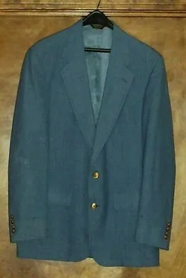 Palm Beach Men's Fully-Lined Blazer/Jacket Size 40L Light Blue Cotton Blend • $49.95