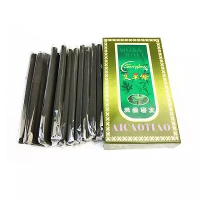 HOT 30 Pcs Traditional Smokeless Moxa Stick Moxa Roll Moxibustion  0.7CM*12CM • $7.68