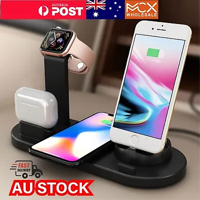 $22.59 • Buy 3 In 1 15W Wireless Charger Dock Stand For IPhone Apple Watch Airpods Samsung 