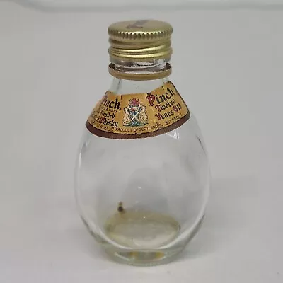 Pinch Haig & Haig Dimple Scotch Scots Whisky 3-Sided Bottle MINIATURE EMPTY • $4.99