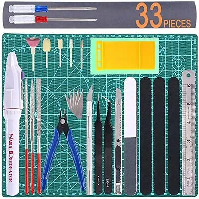 33Pcs Gundam Tools Kit Gunpla Tool Set Modeler Basic Tool Craft Set Hobby Bui... • $34.28