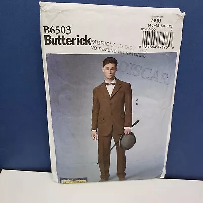 BUTTERICK B6503 Men's 1900's Suit Costume Size 46-48-50-52 UNCUT • $14.62