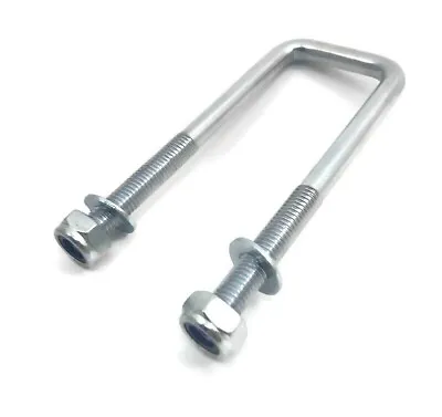 2 X Axle U Bolts Suitable For All Trailers – M10 60mm Width X 120mm Length • £11.92