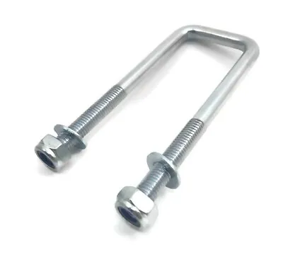 4 X Axle U Bolts Suitable For All Trailers – M10 60mm Width X 100mm Length • £18.74