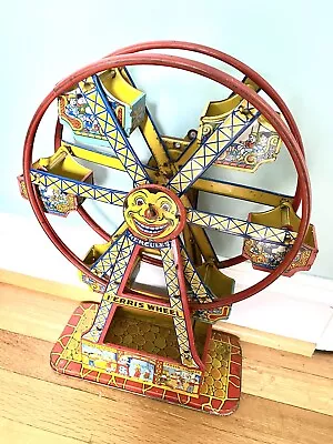 Vintage Rare #172 J.Chein Tin Litho Hercules Ferris Wheel Wind-Up Toy • $190