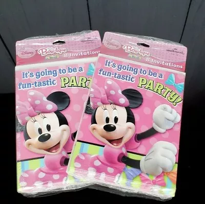 Disney Minnie Mouse Birthday Party Invitations Party Supplies Invites 16 Count  • $6.95