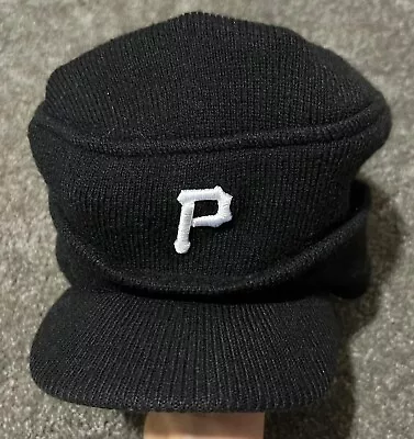 Pittsburgh Pirates MLB New Era Knit Brim Beanie Style Hat Black W/ White P • $17.99