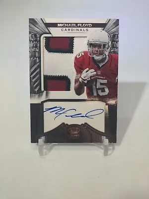 Michael Floyd 2012 Crown Royale 3-Color Patch On/Off Card Auto RC 030/249 #ML • $14.99