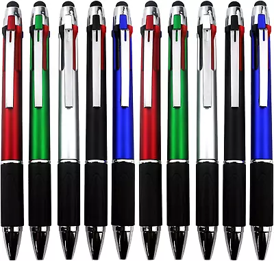 MiSiBao 4-Color Ballpoint Pen Multi Colored Pens In One Stylus Pens For Touch • $14.49