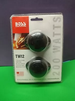 BOSS Audio Systems 1  Poly Dome Tweeter TW12 200 Watt Car Tweeters NEW • $20