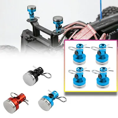 For 1/8 1/10 1/16 RC Car HSP Magnetic Invisible Body Post Mount W/ R Clips 4Pcs • $11.49