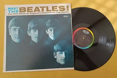   Meet The Beatles  Super Usa Rare '66 Mono Wcoast Press #6 Light Blue Front Pic • £69.99