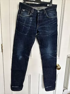 Edwin Jeans Japanese Denim Selvedge ESC33M 31/32 Measures 33” • £80