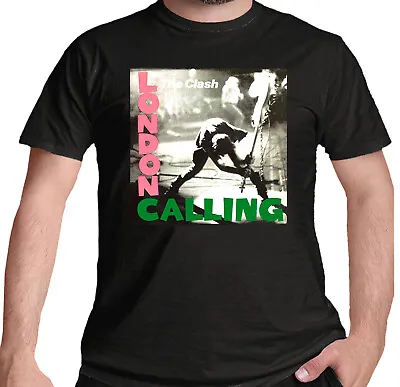 The Clash T Shirt OFFICIAL London Calling Album Cover Art Punk Rock • £15.49